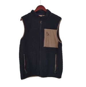 New Telluride Clothing Company Navy Blue Men's Shepra Vest Small Multi Pockets